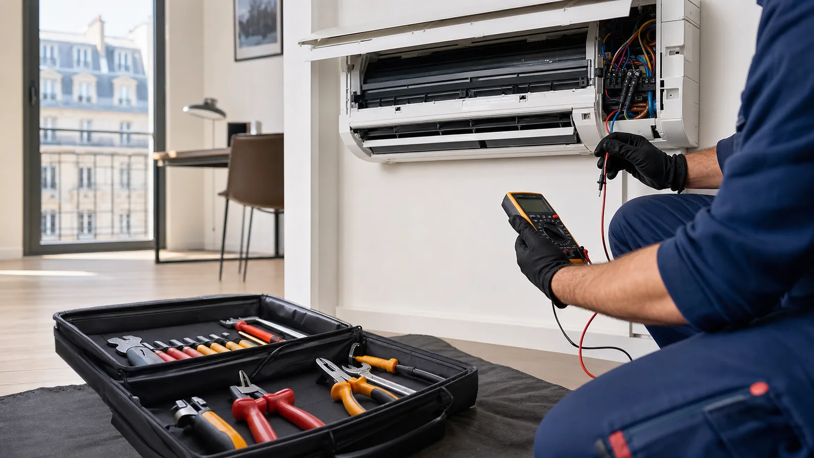 Diagnostic et dépannage de climatisation à Paris