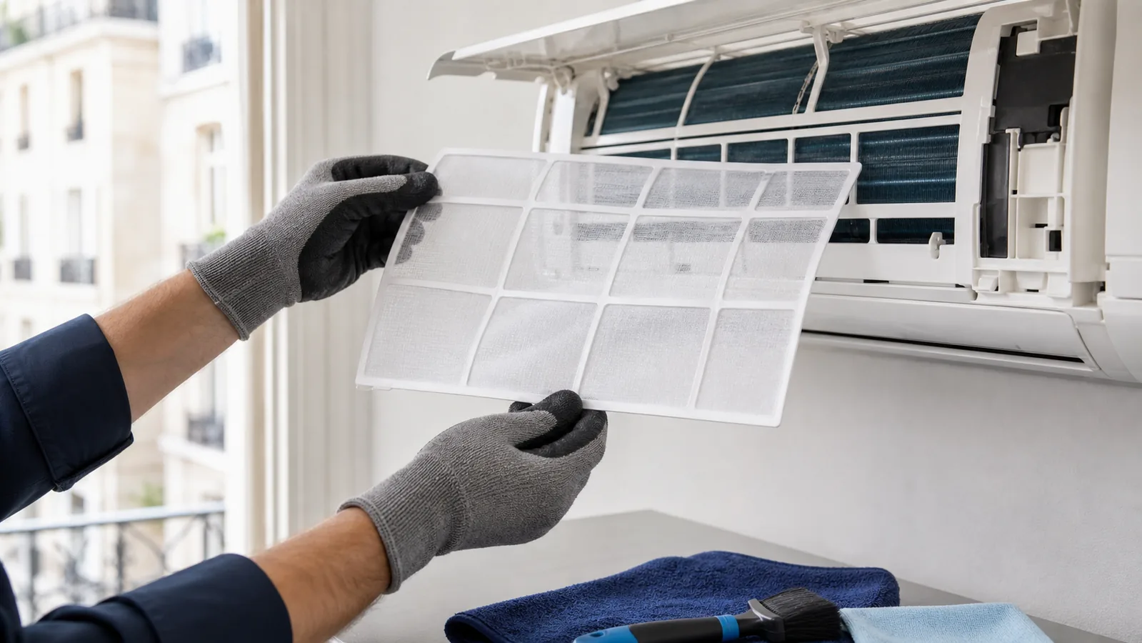 Entretien de climatisation et nettoyage de filtre